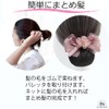 GLOBAL BOX Ribbon Barrette with Net for Easy Hair Combos