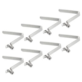 PATIKIL 8.5 x 5 mm 8 Pack Kayak Paddle Press Studs Pole Switch Spring Clips Steel Hollow Button Locking Tube Single Pin for Camping Awning Tent Poles