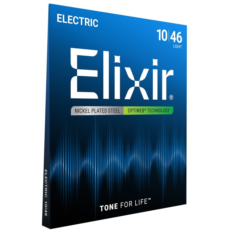 Cuerdas de guitarra eléctrica Elixir Strings con revestimiento OPTIWEB (19077)