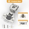 FURNIWARE 10 Pieces Soft Closing Cabinet Hinges, 1-1/4 inch Overlay