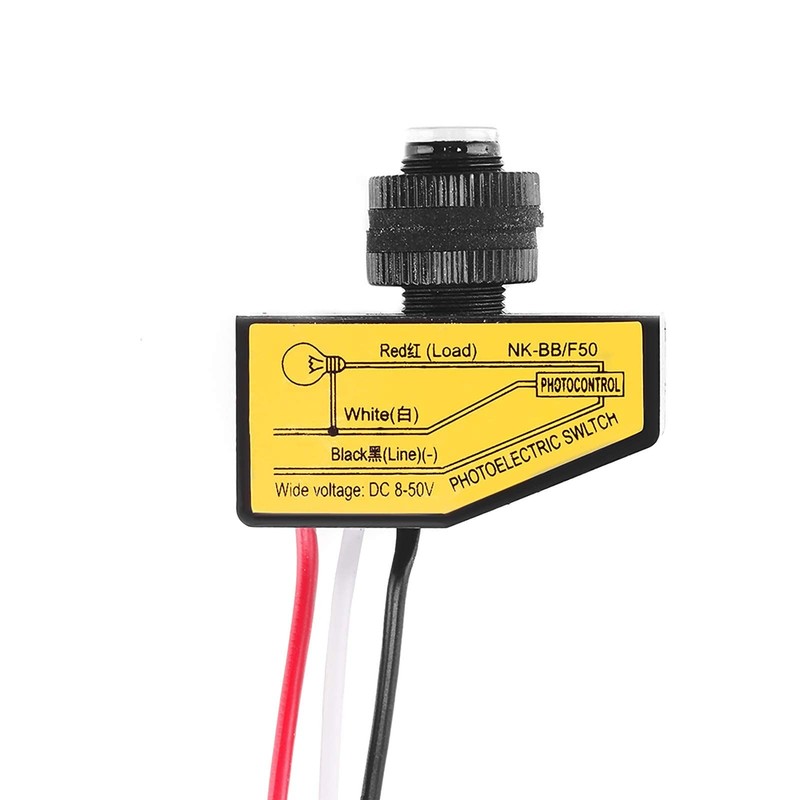 Light Control Switch ONEVER DC 12V 24V 36V 48V Dusk