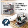 Simple Houseware 2 Tier Bathroom Organizer Tray Pull-Out Sliding Drawer,