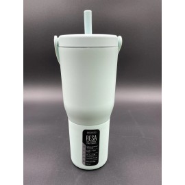 Stainless BruMate Resa 35 Oz Water Bottle Tumbler Straw Leakproof Stainless Light Blue New