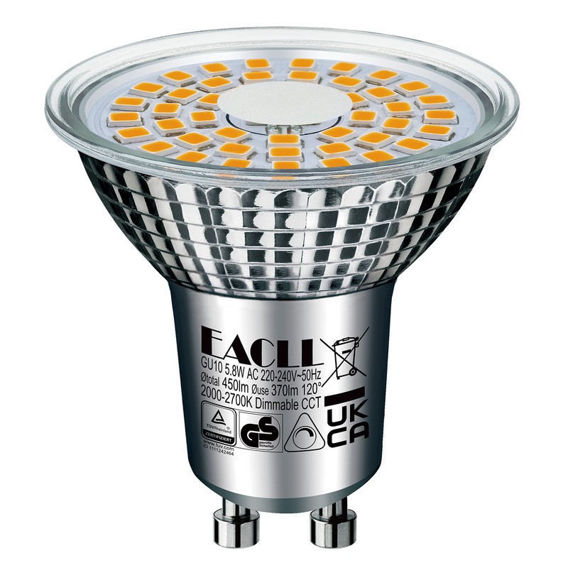 GU10 LED, continuous dimming