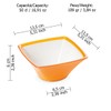 OMADA Design Small Bowl 0.5 Litre Shatterproof Acrylic Dishwasher Safe