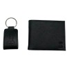 Kit Cartera Llavero Piel Genuina Caballero Regalo Para Papá