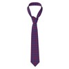 GUCGUSY Phish Red Donut Circles On Blue Mens Tie Men's