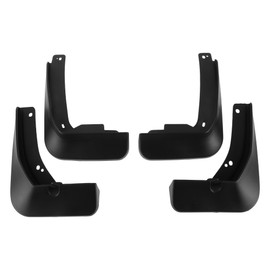 TUCKBOLD Mud Flaps Splash Guards for Skoda Rapid 2018-2019 W/Mount Accessories Mud Guards Front and Rear 1 Set
