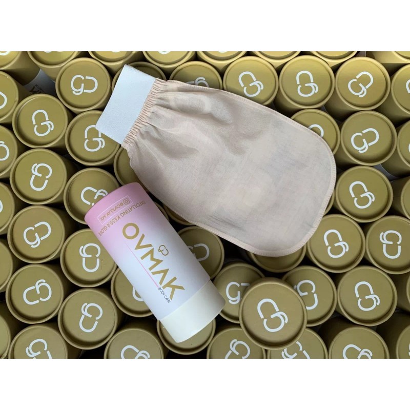 OVMAK Guante Exfoliante Ovmak De Seda De Capullo Crudo Para