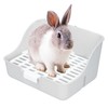 Small Animals Pet Cage Litter Box Toilet Tray Pan ABS