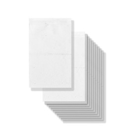 Waiter Wallet Note Pads 3" x 5" | 12 pack of Small Server Notebooks | 50 Staple Bound, Double-Perforated Pages per Memo Pad | White Paper, Made in USA