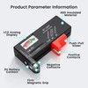 DLYPOW Battery Tester, Universal Battery Checker Small Battery Tester for