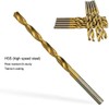 Drill Bit Set, Vidillo 60pcs Titanium Twist Drill Accessories Tool