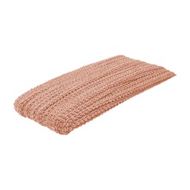 Mandala Crafts - Rollo de trenza de oro rosa, 3/8 en 30 yardas, cinta de tela plana trenzada francesa, ribete de oro rosa por The Yard para coser cortinas de tapicería