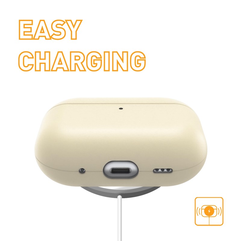 ARMOR Leather Case for AirPods Pro (Twilight White)