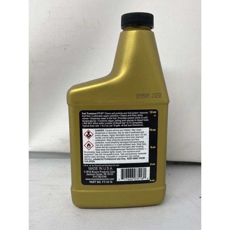 Muscle BRAND NEW Muscle Fuel Treatment FT-10 16 FL. OZ.