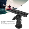 Asixxsix Fish Finder Mounting Base, Universal 360° Rotating Fish Finder