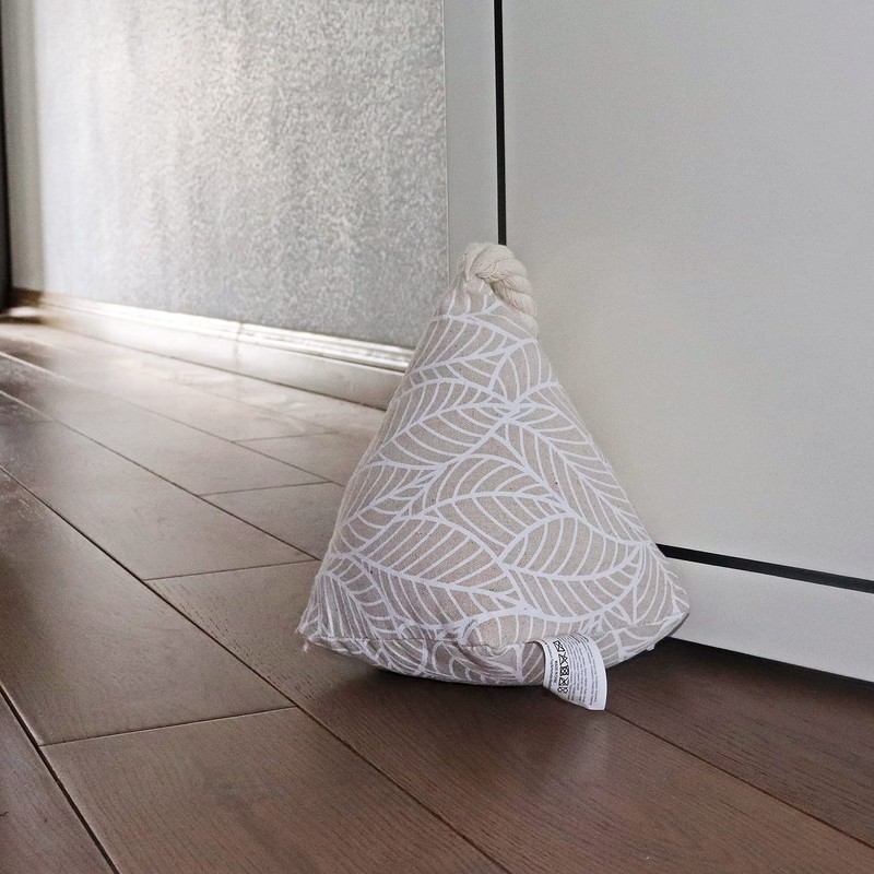 Door Draft Stop-Cute Rice Dumpling Weighted Door Stopper for Home