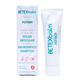 Betexbalm Pomada 65 g  Auxiliar En Dolor Neuroptico Diabtico Y Articular Con Capsicum 3D  Alivio Natural De Ardor, Hormigueo Y Dolor Crnico           