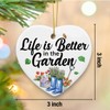 Gardening Ceramic Ornaments Plant Lover Gifts for Men Women, Plant