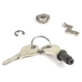 Racktime Unisex - Adult 45655 Secureit Sidebag, Black, 2 Keys