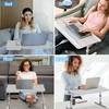Laptop Desk for Bed, Leather X-Large Adjustable Laptop Stand for