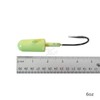 5pcs Glow Fish WOW!® 6oz Bullet Jighead with 32786 MUSTAD