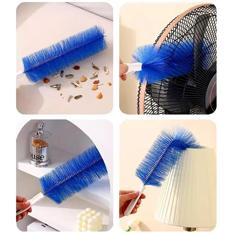 2 Pcs Zylphion Fan Cleaning Brush, Bendable Fan Cleaner Flexible