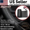 SHYFRULT For 2013-2018 Dodge Ram 1500 2500 3500 -Leather Wrap-Steering