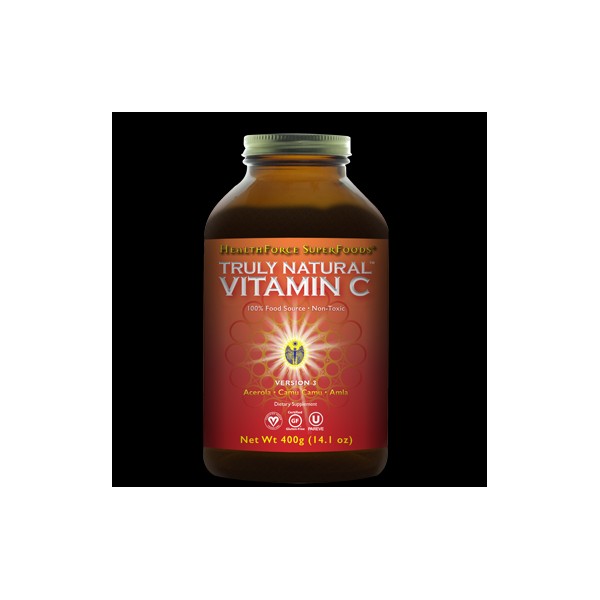 HealthForce Truly Natural Vitamin C, 400g