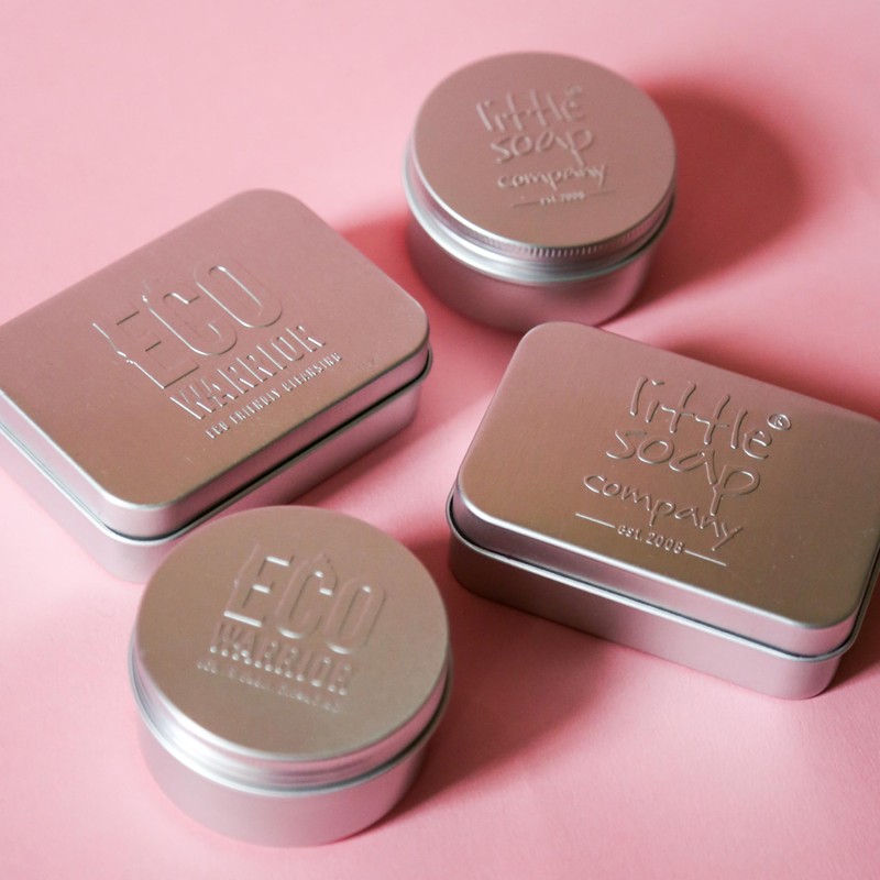 Little Soap Company Soap Tin, Metallic