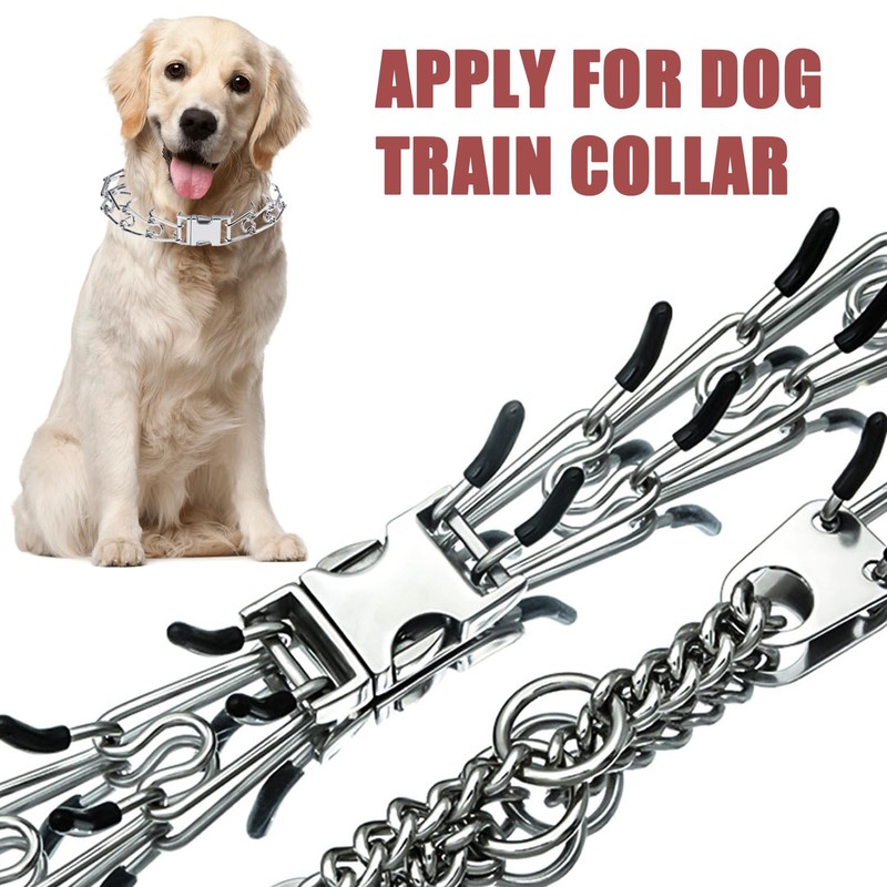 Dog Collar Buckle,Fastener Stainless Steel Buckle for Prong Dog Training