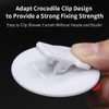 4 PCS Shower Curtain Clips, Shower Windproof Splash Guard -