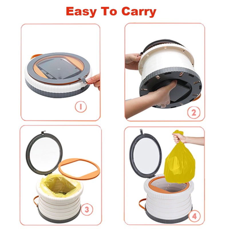 Portable, Foldable Potty seat for Toddler, Training Toilet Seat Emergency
