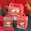 Allbusky 20PCS Christmas Individual Cupcake Boxes Muffin Boxes Single Cupcake