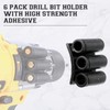 Threlaco 6 Pack Drill Bit Holder Tool Holster Bit Gripper