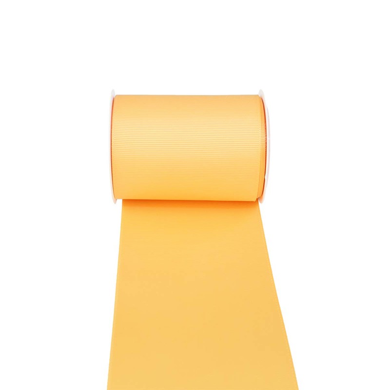 Ribbonitlux 3" Wide Solid Grosgrain Ribbon 5 Yards (660-Yellow Gold）,