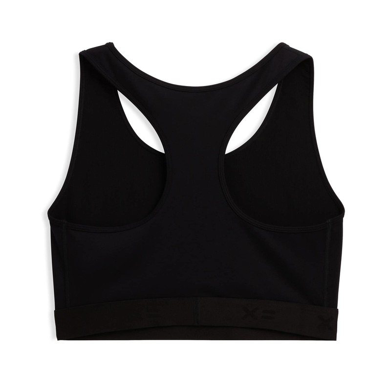 TomboyX Racerback Compression Bra Wireless Medium Support Top Smooth Flatlock