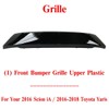 US AUTO PARTS PLUS New Front Bumper Upper Grille Black