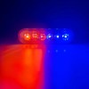 Par Barra Lateral Faro Led Estrobo Patrulla Auto Moto