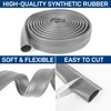 16.5 FT Garage Door Bottom Seal Rubber 0.19" P Bulb