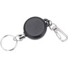 Llavero retráctil de acero inoxidable de 60 cm, cuerda de