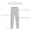 Gildan Pantalones Deportivos elásticos Juveniles, Estilo G18200B, Negro, Medium