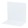Sonic DA-7164-W Bookend with Magnet, L-Shape, Wide, 1 Sheet, White