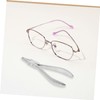 SAFIGLE Eyeglass Repair Plier Kit Stainless Tool for Frame Adjustments
