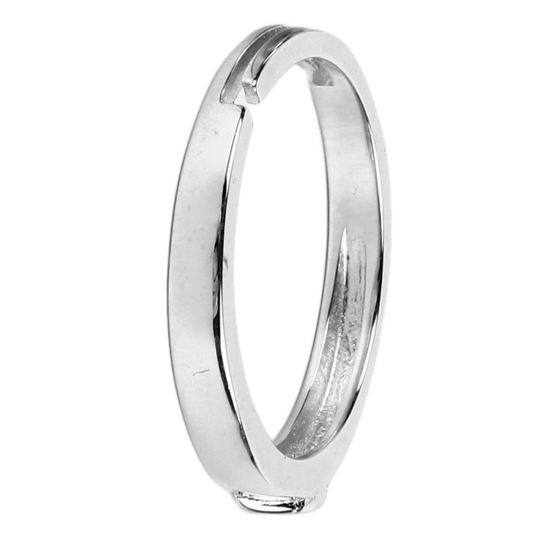 1 Pair Couple Rings Silver Men Women Finger Ring Accessory