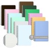 miikoul 12 Pack A5 Spiral Lined Notebooks, 8.3" X 5.5",