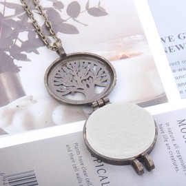 50 Pcs Diffuser Refill Pads: Car Air Freshener Oil Perfume Diffuser Refill Essential - Cotton Aromatherapy Replacement Pads for Car Oil Diffuser Necklace Vent Clips (White-220mm)