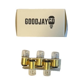 GOODJAYCO Replacement for Allen Bradley Stack Light Loading Dock Incandescent Light Bulbs / 855T-L10 120V // 855T-L24 / 855T-L24LF 24V / BA15D (5, 855T - L10: 120V)