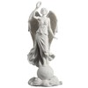 Veronese Design 11 3/8 Inch Angel Holding Wreath Standing On